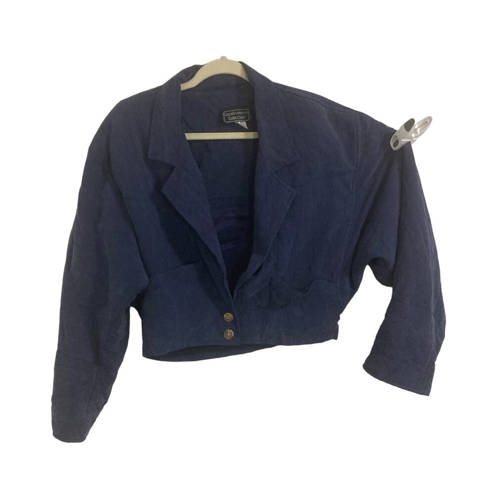 Carol Anderson Collection vintage 80s 90s cropped jacket size S streetwear retro